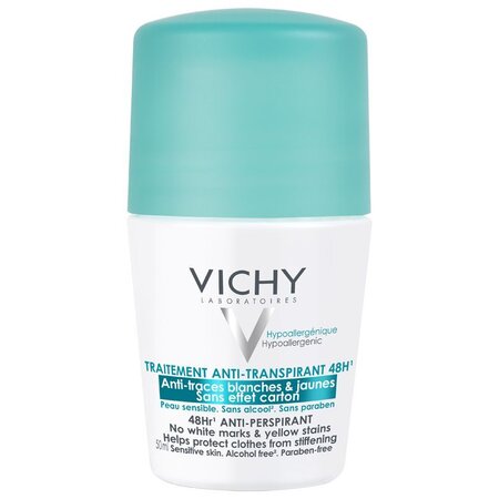 Vichy Vichy Anti-Transpiratie Deodorant Anti-Witte en Gele Vlekken Roller 48 uur