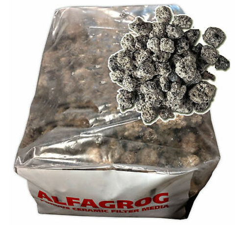 AlfaGrog is een poreus keramisch materiaal: sterk, slijtvast en relatief licht.