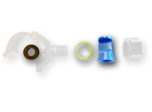 MPFAA Lepel sproeier, Ring en Rubber