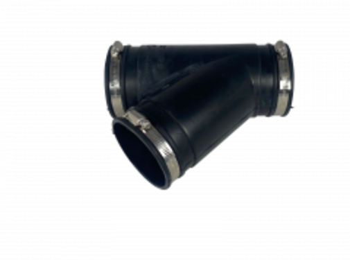 MPFAA Flexibles Y-Stück aus Gummi 125mm