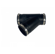 MPFAA Flexibel rubber Y-stuk 90mm