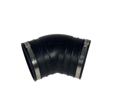 MPFAA Flexibele rubber bocht (45°) 160mm