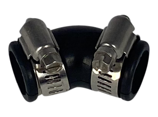 MPFAA Flexibele rubber bocht (45°) 20mm