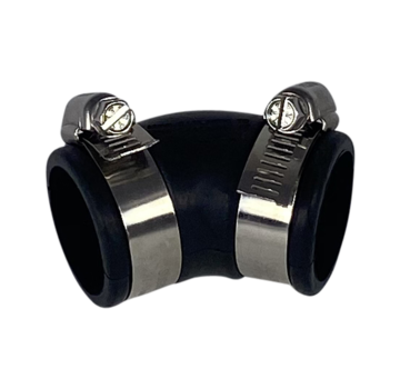 MPFAA Flexibele rubber bocht (45°) 32mm