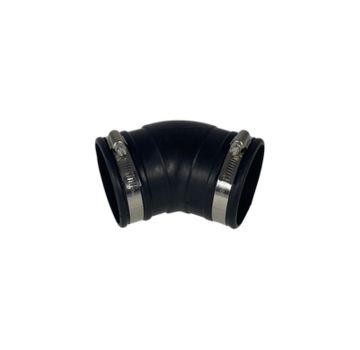 MPFAA Flexibele rubber bocht (45°) 75mm