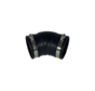 Flexibele rubber bocht (45°) 75mm
