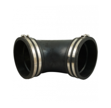 MPFAA Flexibele rubber bocht (90°) 160mm