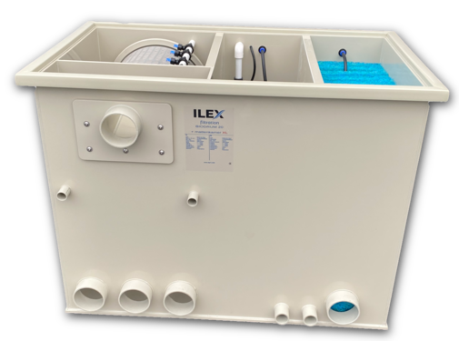 Ilex Filtration Ilex Biodrum 20 Combi Trommelfilter + mattenkammer XL