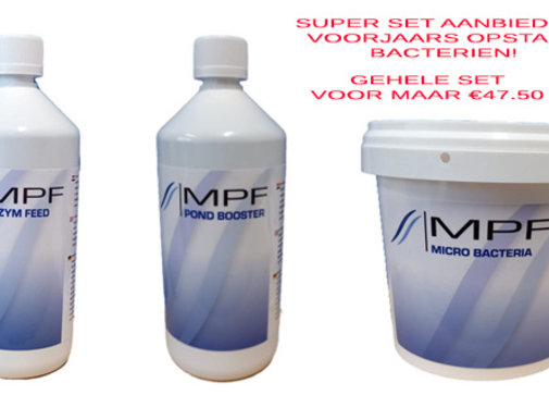 Vijver opstart bacteriën set