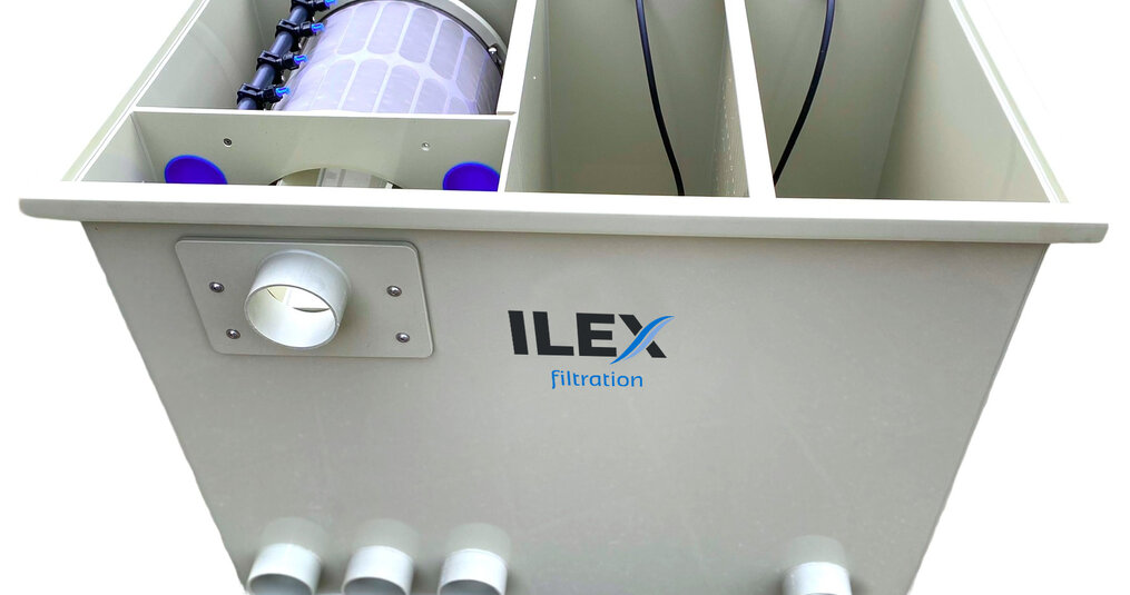 de Ilex Biodrum combi trommelfilter XL 