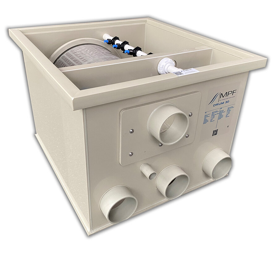 MPF Drum 30 met inbouwspoelpomp