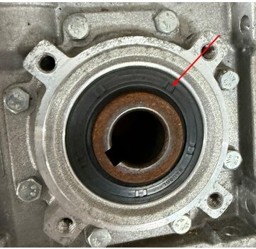 Oliekering tbv tandwielkast motor