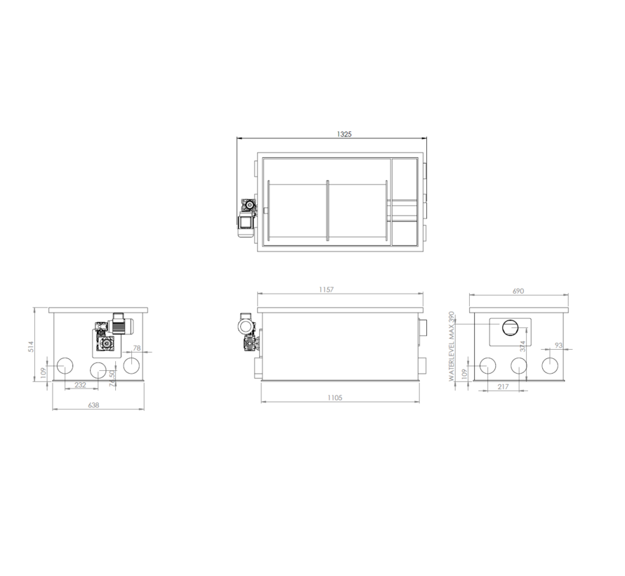 Makoi Biodrum Rotator 20 + Trickle 2e hands