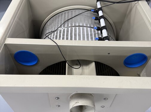 MPF (Makoi Pond Filtration) VERKOCHT 2E HANDS Biodrum 100 Trommelfilter met Bewegend Bed