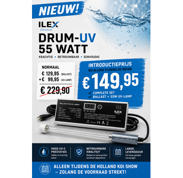 Ilex Filtration iLEX Taucher-UV-Lampe 55 Watt + Vorschaltgerät Komplettset!