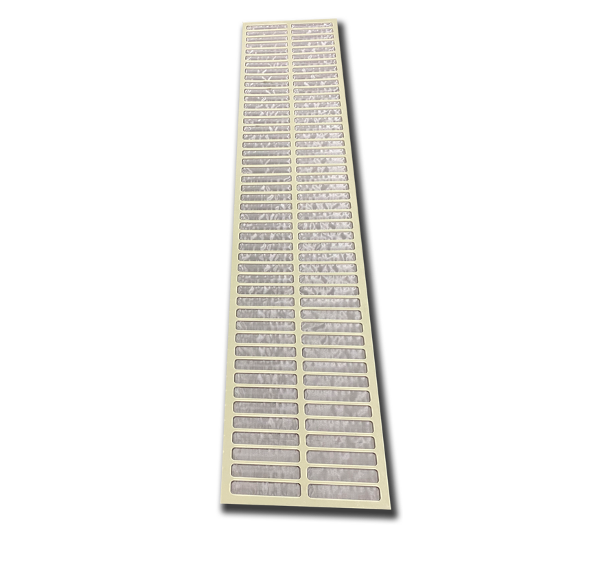 Trommelfiter zeefdoek 189.5X40CMcm 5mm dik PP materiaal extreem sterk! Voor trommelfilter met 50m3/uur