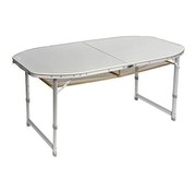 Bo-Camp Bo-Camp - Tafel - Ovaal - Koffermodel - 150x80 cm