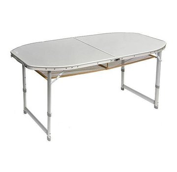 Bo-Camp Bo-Camp - Tafel - Ovaal - Koffermodel - 150x80 cm