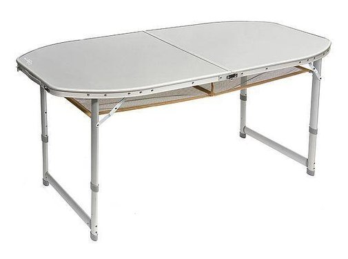 Bo-Camp Bo-Camp - Table - Ovale - Modèle coffre - 150x80 cm
