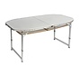 Bo-Camp - Tafel - Ovaal - Koffermodel - 150x80 cm