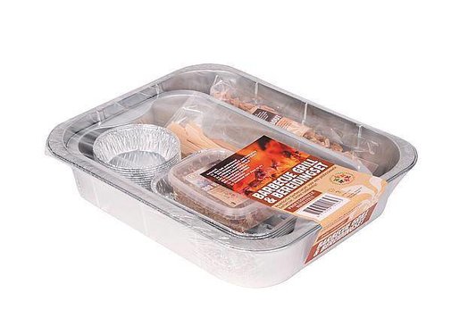 Lily - Gril de barbecue et jeu de matériel pour la préparation - 9-pièces