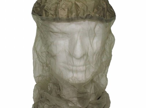 MFH Moskito Kopfnetz,Stoffeinsatz, oliv, Gummizug