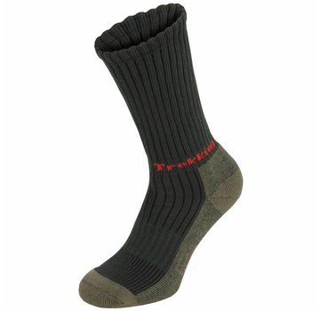 Fox Outdoor Chaussettes trekking, "Lusen", vert, semelle en tissu éponge