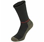 Chaussettes trekking, "Lusen", vert, semelle en tissu éponge
