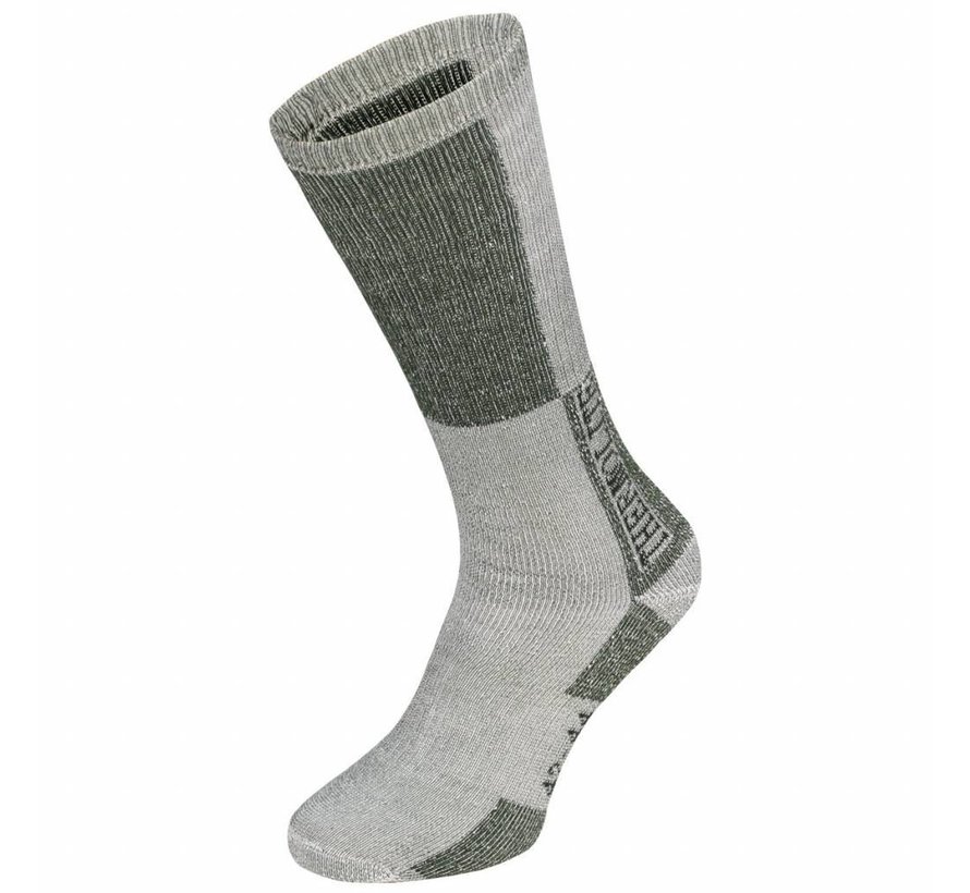 Wintersocken, "Polar", oliv-weiß