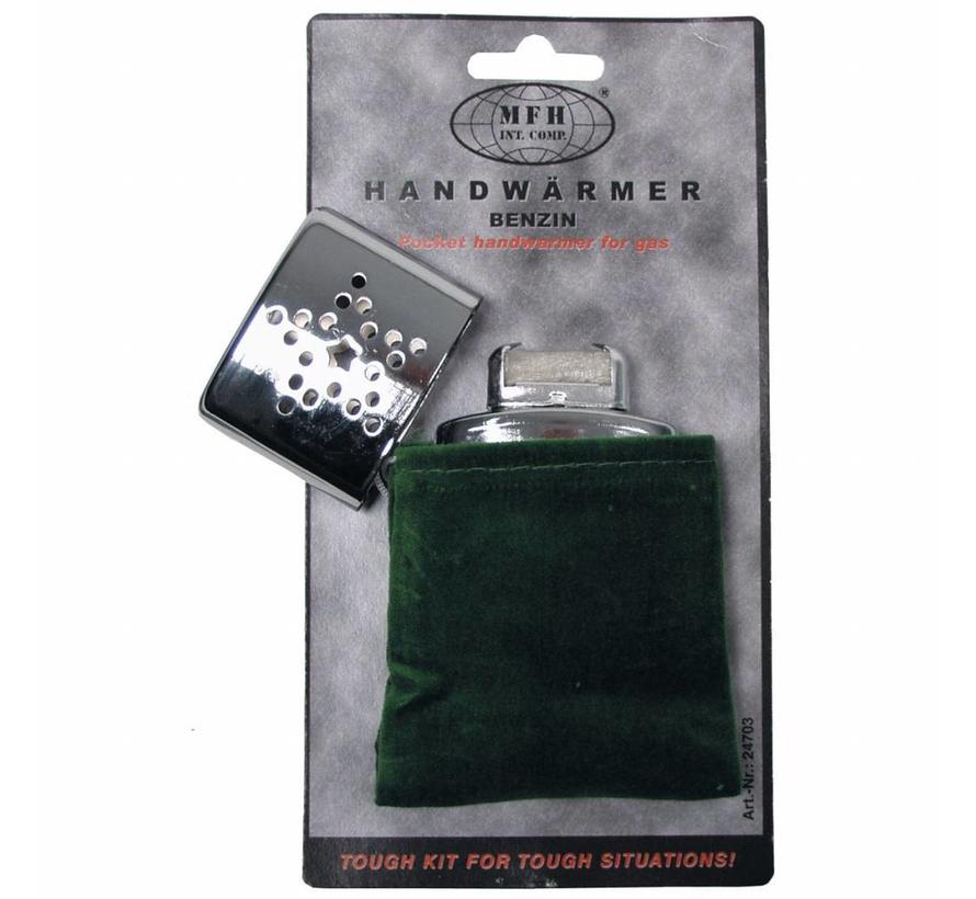 MFH - Pocket Hand Warmer  -  Vloeistof  -  Chrome