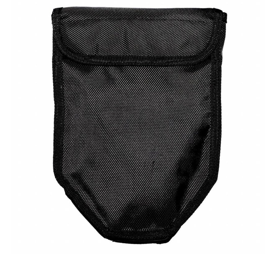 MFH - pelle pliante -  manche plastique -  noir -  avec sac