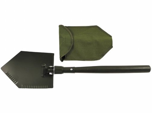 MFH MFH - pelle pliante -  manche bois -  housse