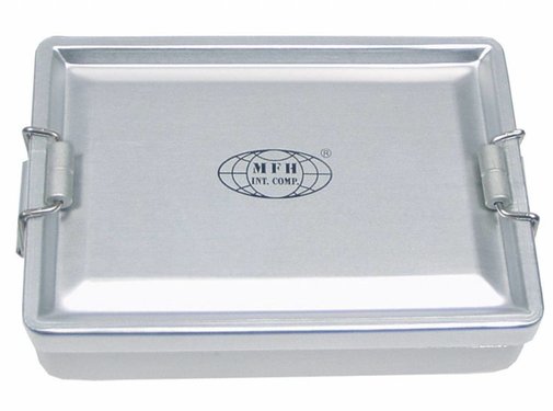 MFH MFH - Opbergbox -  Aluminium  -  Waterdicht  -  Zilverkleurig