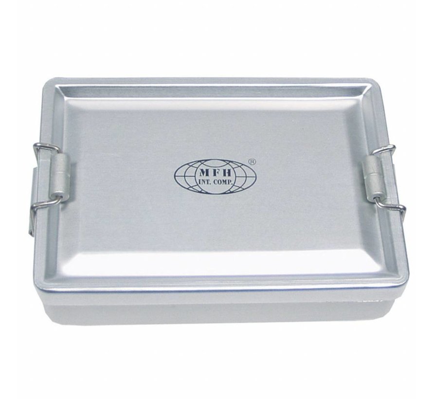 MFH - Box -  Aluminium -  wasserdicht -  silberfarben