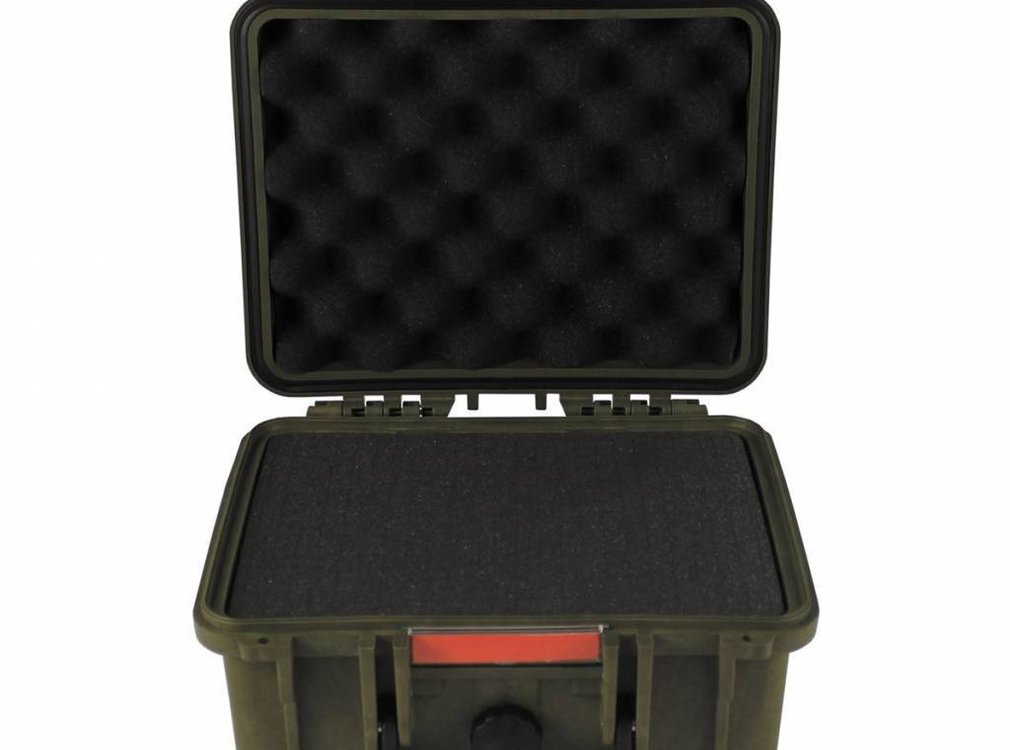MFH MFH - Hiking box - kunststof  -  waterdicht - legergroen  - 26,7 x 23,9 x 17,6 cm