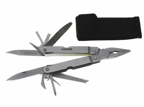 Fox Outdoor Fox Outdoor - Pocket Tool  -  Grote  -  Stainlees Staal