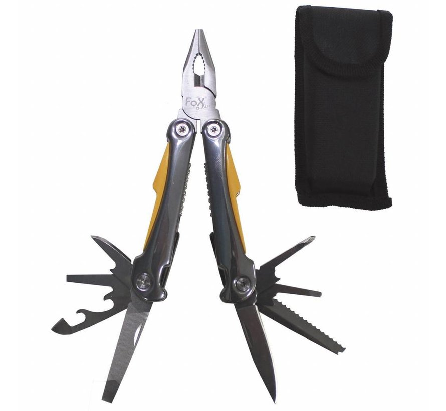 Fox Outdoor - Pocket Tool  -  Grote  -  Rvs  -  kunststof wisselplaten