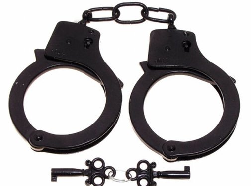 MFH MFH - Menottes - noir - avec 2 clefs