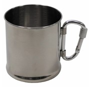 Fox Outdoor Fox Outdoor - tasse -  inox -  mousqueton -  220 ml