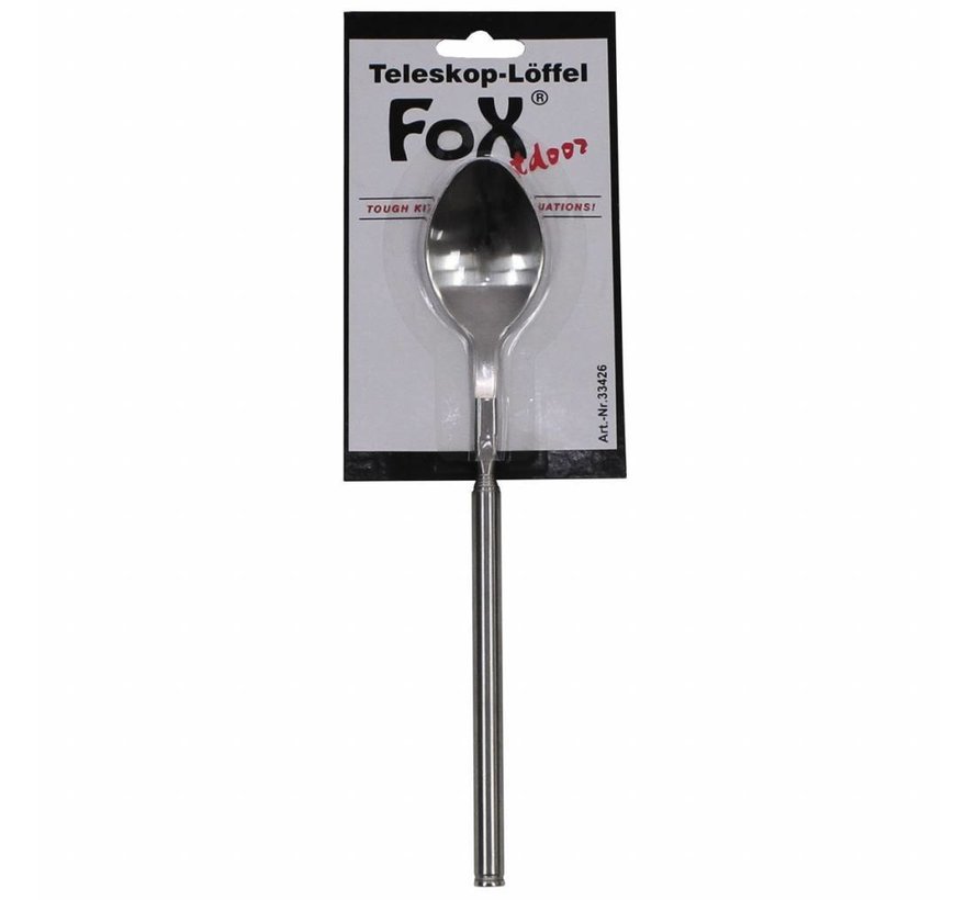 Fox Outdoor - Löffel -  Teleskop -  Edelstahl