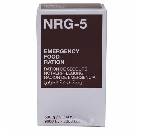 MFH Max Fuchs - rations d'urgence -   NRG-5 -  500 g -  (9 barre)