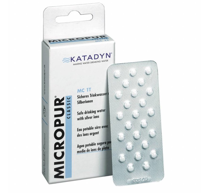 Katadyn 'Micropur MC1T' 100 tabletten