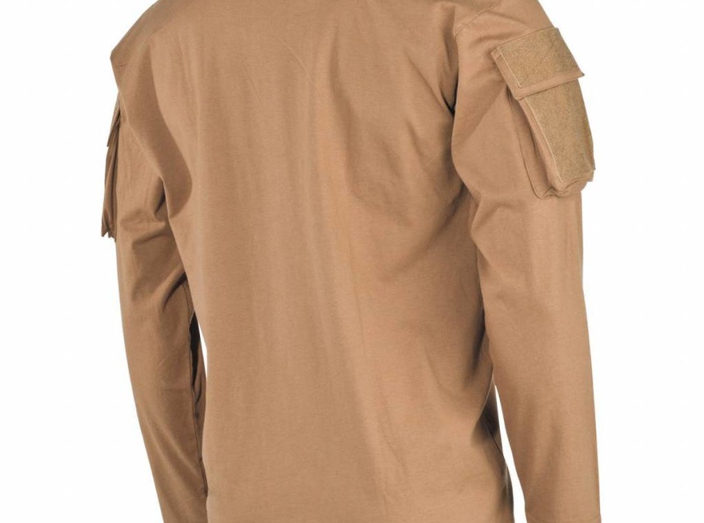 MFH MFH - US Shirt -  langarm -  coyote -  mit Ärmeltaschen