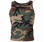 US Tank Top mit Woodland Camouflage Print aus 100% Baumwolle - 170 g/m²