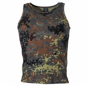 MFH Amerikanisches Camouflage Tank Top mit Flecktarn - 170 gr/m²