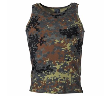 MFH Sportieve tank top in Amerikaanse stijl met vlekcamouflage- 170 gr/m²