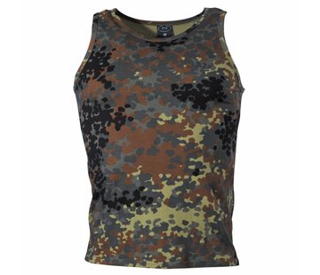 MFH T-shirt camouflage débardeur US avec motif de teinture 100% coton - 170 g/m²
