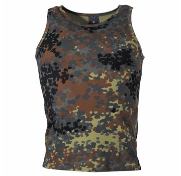 MFH Sportieve tank top in Amerikaanse stijl met vlekcamouflage- 170 gr/m²