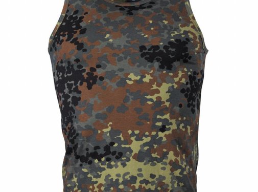 MFH Sportieve tank top in Amerikaanse stijl met vlekcamouflage- 170 gr/m²