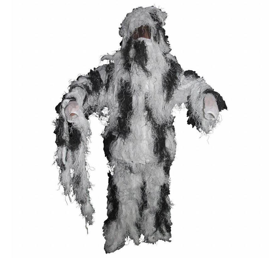 MFH - Costume de camouflage  -  "Ghillie"  -  4 pièces  -  neige camo